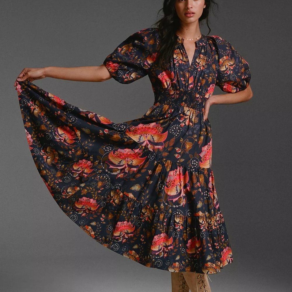 Conditions Apply | Printed Midi Dress